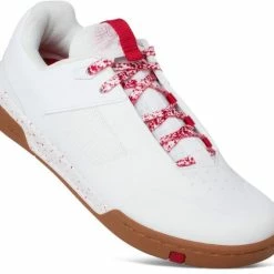 Crank Brothers CrankBrothers Stamp Lace Splatter Edition Chaussures -Shimano Soldes SHU Cb2STALS CRANKBROTHERS STAMP LACE SPLATTER WHITE RED 00 il