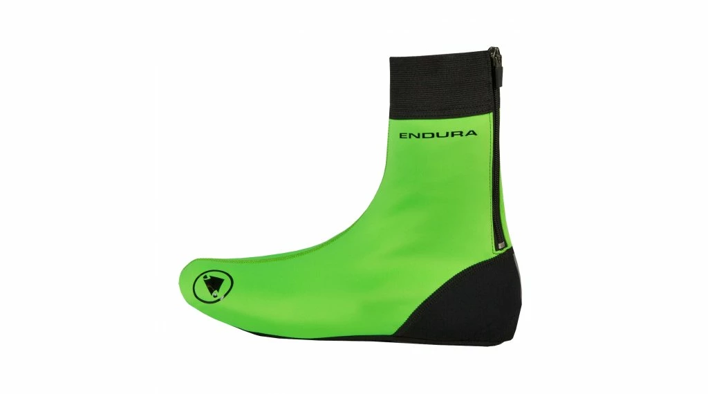Endura Windchill Sur-chaussures Arrière-viz Vert 2 Endura Windchill Sur-chaussures Arrière-viz Vert
