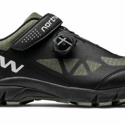 Northwave Corsair Chaussures -Shimano Soldes SHU Nw3COA CORSAIR BLACK FOREST GREEN 01 il