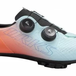 Specialized S-Works Recon Chaussures 8 Specialized S-Works Recon Chaussures -Shimano Soldes SHU Se2SWR SPECIALIZED S WORKS RECON ARCTIC BLUE VIVID CORAL SKY BLUE 00 il
